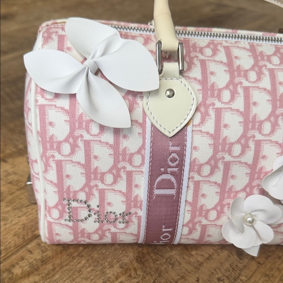 Christian Dior girly pink Boston bag - Picture 6 of 12